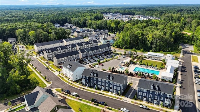 512 Whitehall Cir, Durham, NC 27713 - bird's eye view of a forest