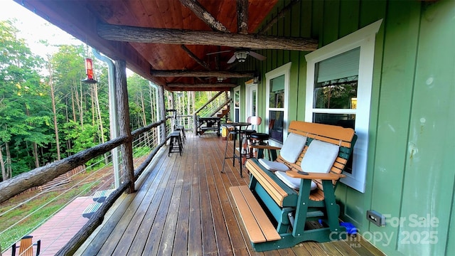 1594 High Valley Way, Lenoir, NC 28645 - view of deck