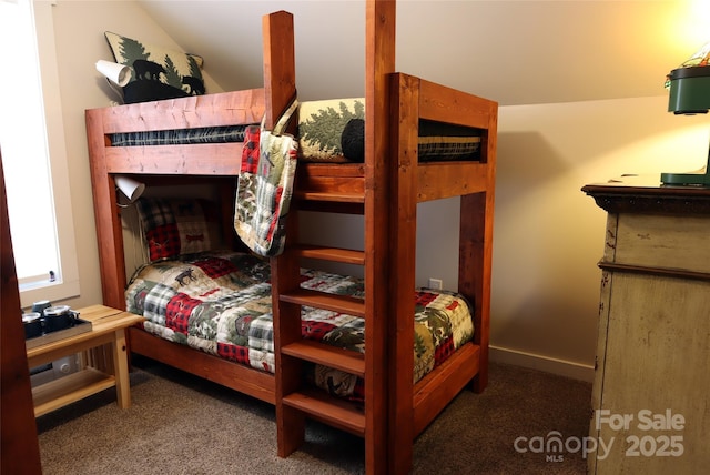 1594 High Valley Way, Lenoir, NC 28645 - carpeted bedroom featuring vaulted ceiling