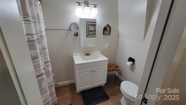 1594 High Valley Way, Lenoir, NC 28645 - bathroom featuring vanity and wood finished floors