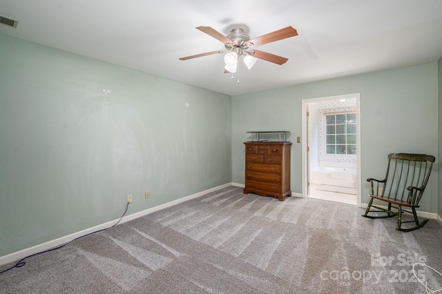 14409 Hackamore Dr, Matthews, NC 28105 - unfurnished room with a ceiling fan and carpet flooring