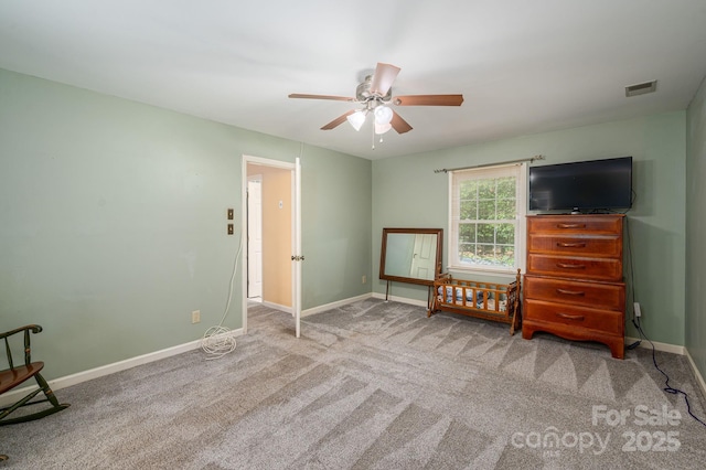 14409 Hackamore Dr, Matthews, NC 28105 - bedroom featuring carpet and ceiling fan