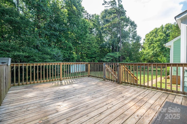 14409 Hackamore Dr, Matthews, NC 28105 - view of deck