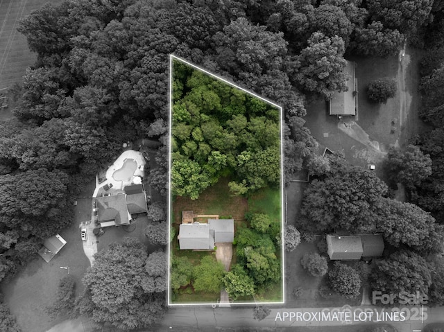 14409 Hackamore Dr, Matthews, NC 28105 - view of property location featuring property boundaries highlighted