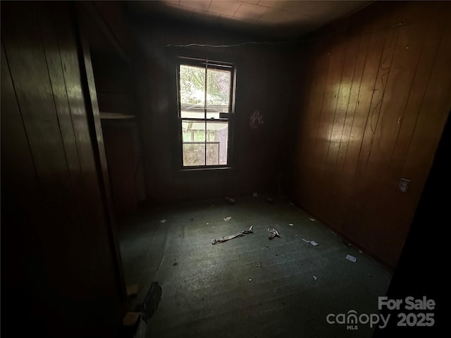 301 Weant St, Salisbury, NC 28144 - unfurnished bedroom featuring wood walls