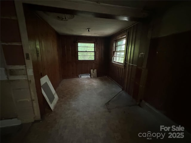 301 Weant St, Salisbury, NC 28144 - unfurnished room featuring wood walls