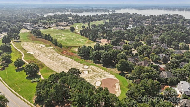 18802 Pentwater Ct, Cornelius, NC 28031 - aerial view of property's location featuring a large body of water and nearby suburban area