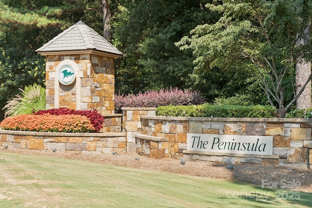 18802 Pentwater Ct, Cornelius, NC 28031 - community sign featuring a lawn