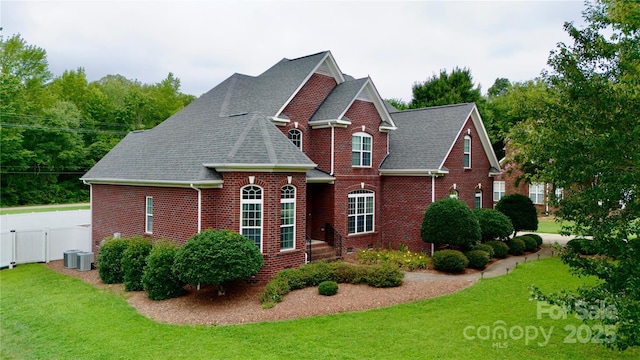 3005 Monterrey Ln, Monroe, NC 28110 - view of front facade featuring brick siding and a shingled roof