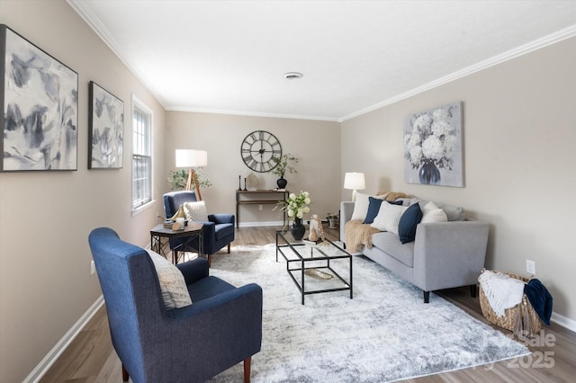1409 Kensington Rd Unit B-8, Hendersonville, NC 28791 - living area with wood finished floors and ornamental molding