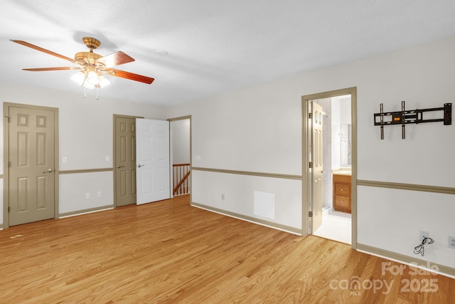106 Birmingham Pl, Salisbury, NC 28146 - empty room with light wood-style floors and ceiling fan