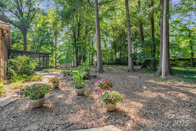 106 Birmingham Pl, Salisbury, NC 28146 - view of yard featuring a sunroom