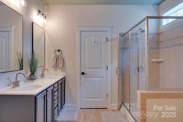 812 Cedar St, Mcadenville, NC 28101 - full bath featuring double vanity and a shower stall