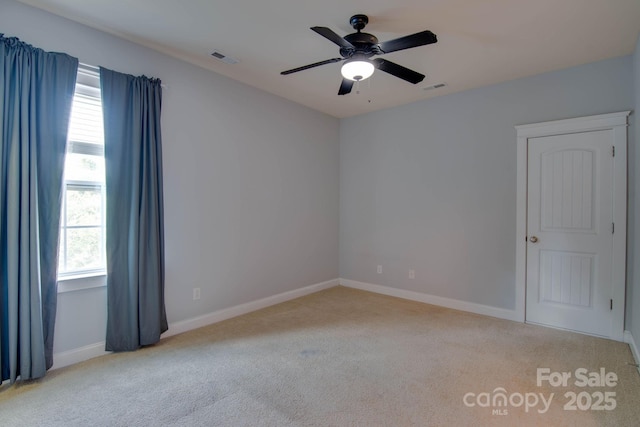 812 Cedar St, Mcadenville, NC 28101 - carpeted spare room featuring plenty of natural light and a ceiling fan