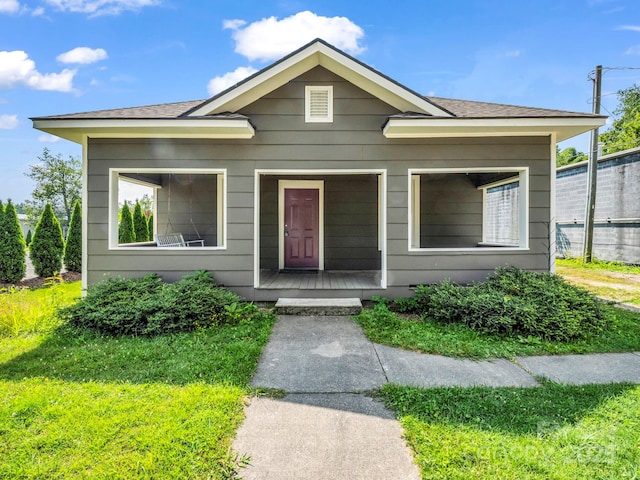 118 Railroad Ave, Brevard, NC 28712 - view of front of property with roof with shingles and a porch