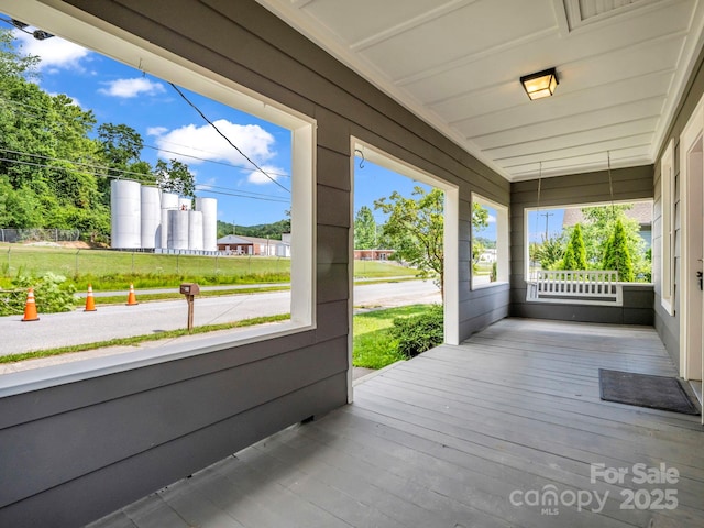 118 Railroad Ave, Brevard, NC 28712 - view of wooden porch