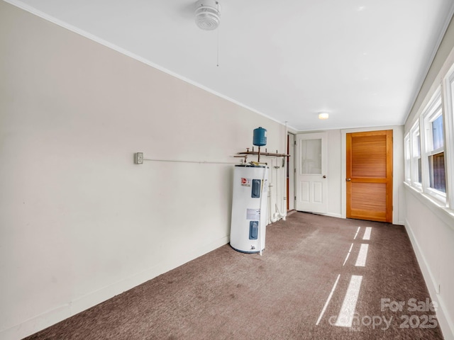 118 Railroad Ave, Brevard, NC 28712 - utility room featuring electric water heater