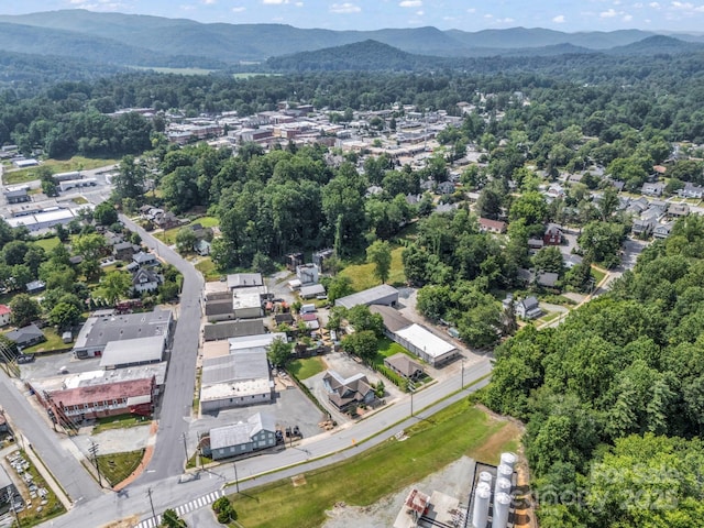 118 Railroad Ave, Brevard, NC 28712 - aerial view of a mountain backdrop