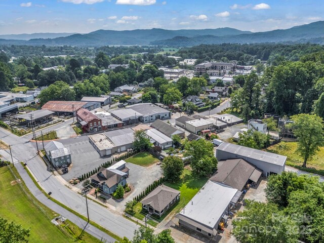 118 Railroad Ave, Brevard, NC 28712 - aerial view of a mountain backdrop
