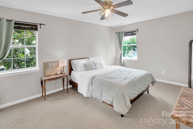 5901 Creft Cir, Indian Trail, NC 28079 - bedroom with baseboards and a ceiling fan