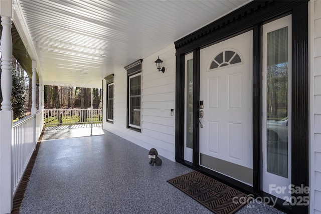 10700 Chestnut Hill Dr, Matthews, NC 28105 - property entrance featuring covered porch