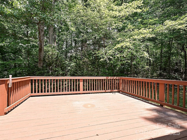 10638 Moss Mill Ln, Charlotte, NC 28277 - wooden deck with a forest view