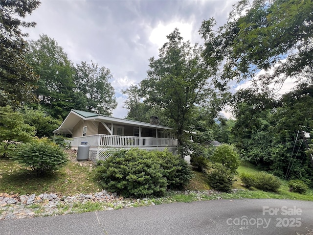 130 Sherwood Dr, Lake Lure, NC 28746 - view of front of property featuring covered porch