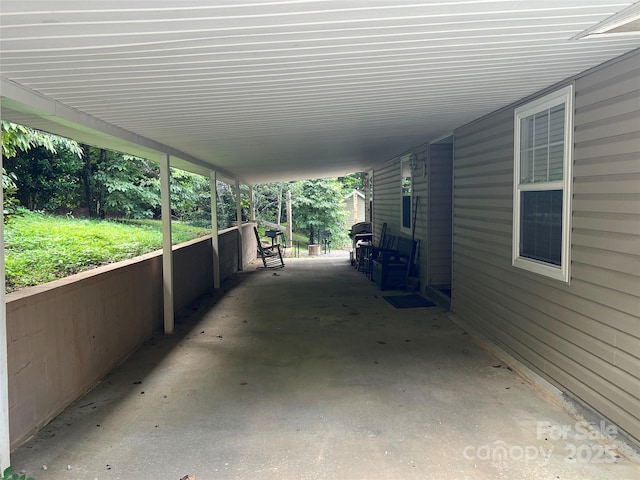 130 Sherwood Dr, Lake Lure, NC 28746 - view of patio featuring a carport