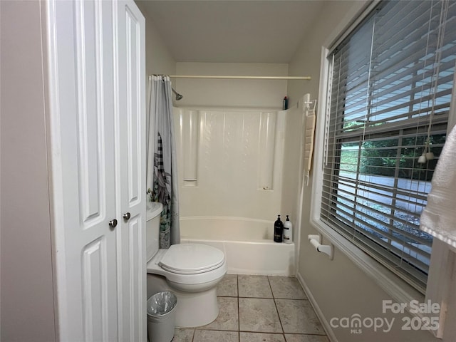 130 Sherwood Dr, Lake Lure, NC 28746 - full bathroom featuring shower / tub combo and tile patterned floors