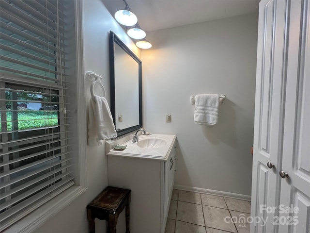 130 Sherwood Dr, Lake Lure, NC 28746 - bathroom featuring vanity and tile patterned flooring