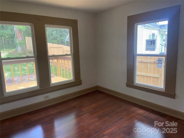 729 Elm St, Salisbury, NC 28144 - empty room featuring plenty of natural light and dark wood-style floors