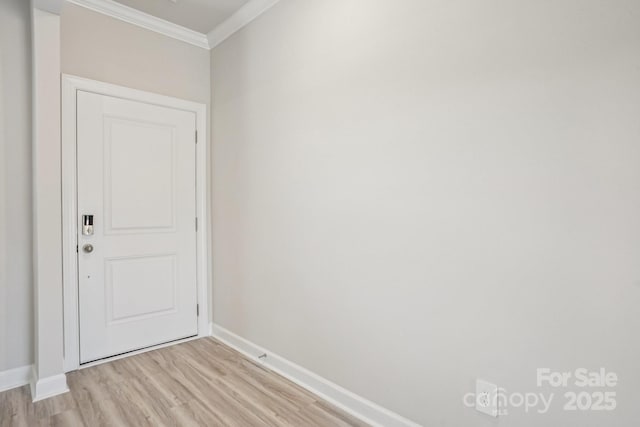1997 Paddlewheel Dr, Stanley, NC 28164 - doorway to outside with ornamental molding and light wood finished floors