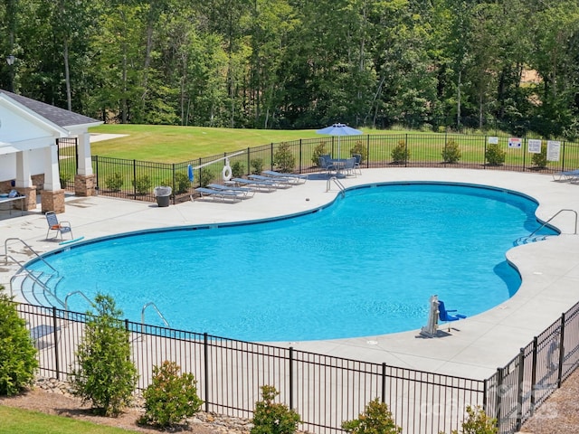 1997 Paddlewheel Dr, Stanley, NC 28164 - community pool with a patio area
