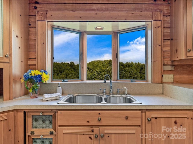 220 Circle Pines Dr, Rosman, NC 28772 - kitchen with a sink and light countertops