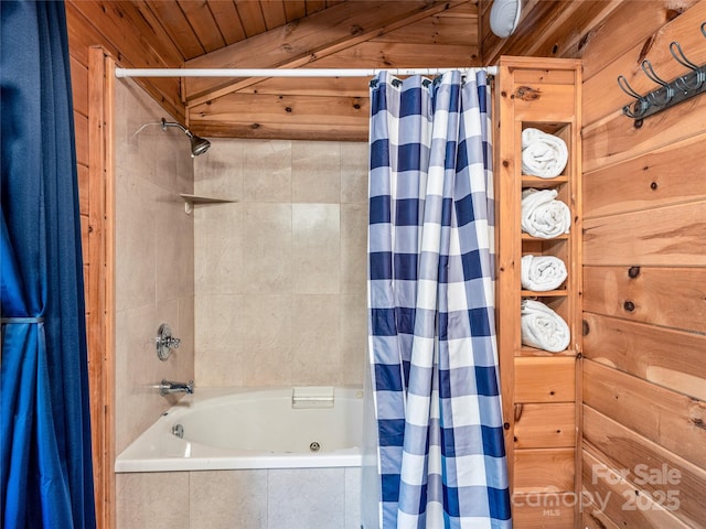 220 Circle Pines Dr, Rosman, NC 28772 - full bath with tiled shower / bath combo