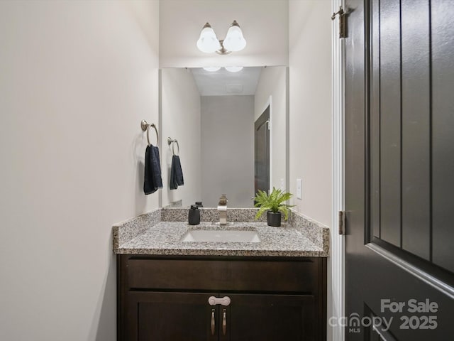 8810 Crape Myrtle Dr, Stanfield, NC 28163 - bathroom with vanity