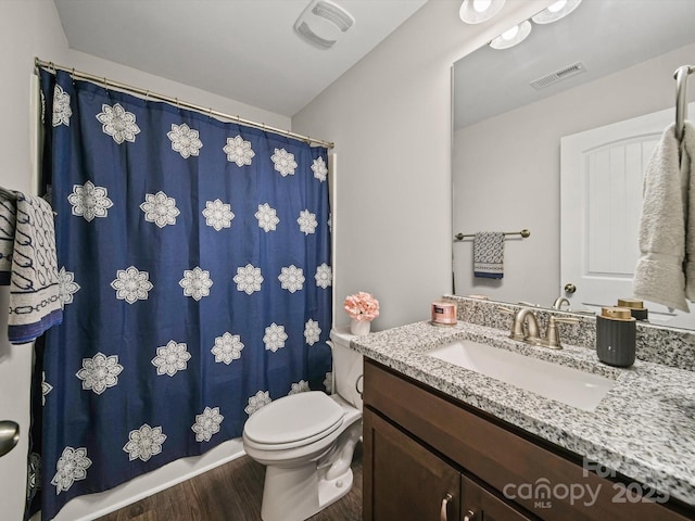 8810 Crape Myrtle Dr, Stanfield, NC 28163 - full bathroom featuring vanity and wood finished floors