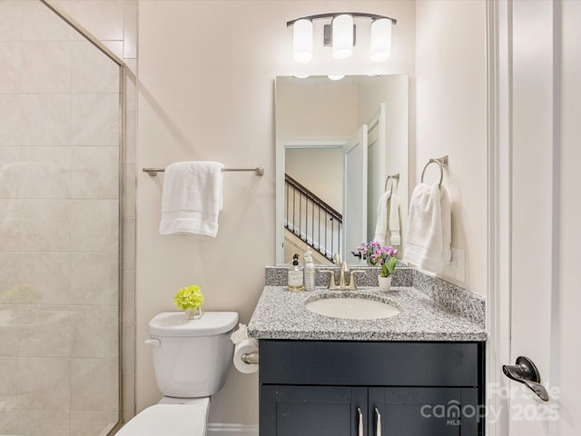 5018 Harrowsmith Ln, Charlotte, NC 28204 - bathroom with vanity and tiled shower