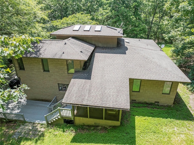 6724 Riverfront Dr, Charlotte, NC 28216 - aerial view of property and surrounding area
