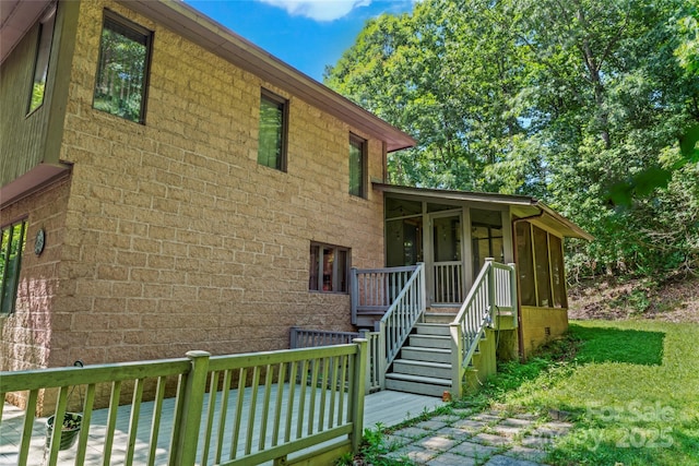 6724 Riverfront Dr, Charlotte, NC 28216 - view of home's exterior featuring brick siding