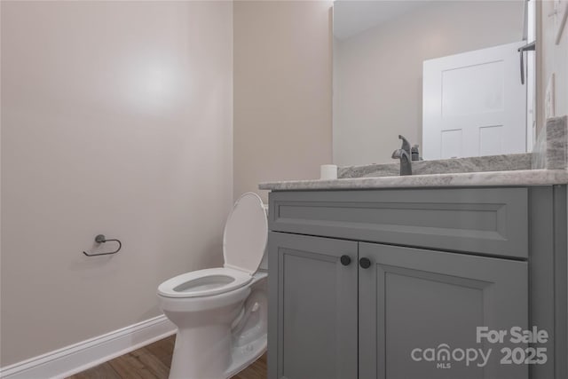 5005 Oconee Dr, Stanley, NC 28164 - bathroom featuring wood finished floors and vanity