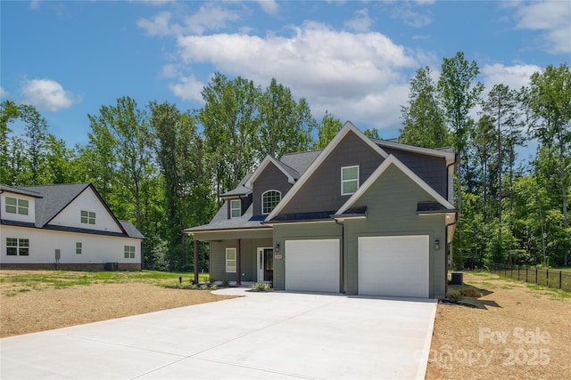 5009 Oconee Dr, Stanley, NC 28164 - craftsman-style house featuring driveway and a garage