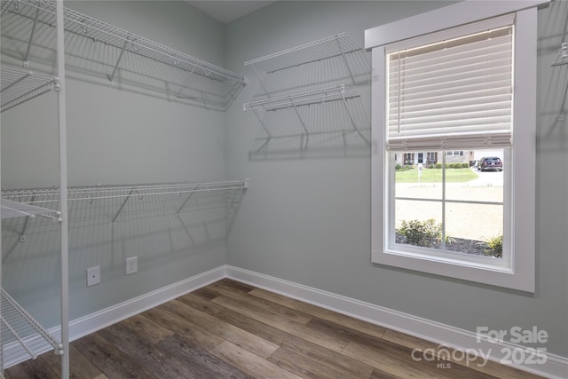 5009 Oconee Dr, Stanley, NC 28164 - walk in closet with wood finished floors