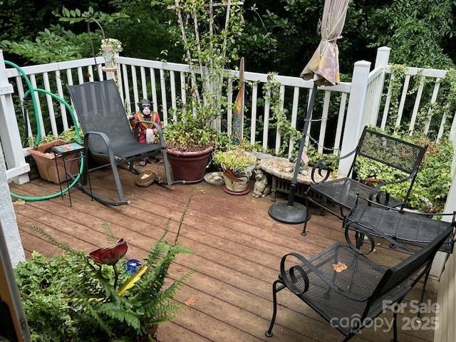 1678 Robins Nest Ct Unit B, Gastonia, NC 28054 - view of wooden terrace