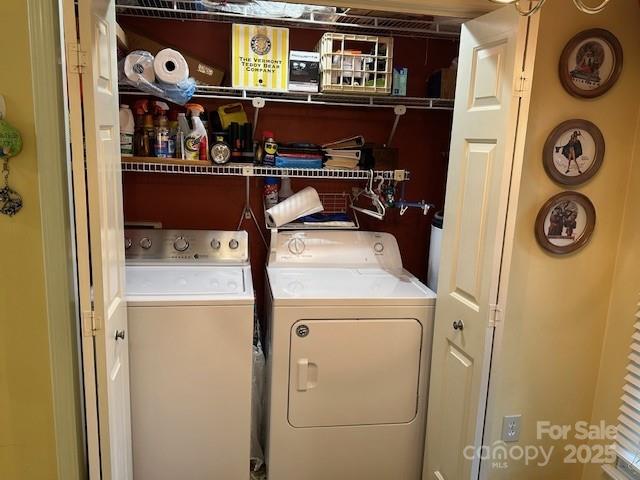 1678 Robins Nest Ct Unit B, Gastonia, NC 28054 - washroom featuring washer and dryer