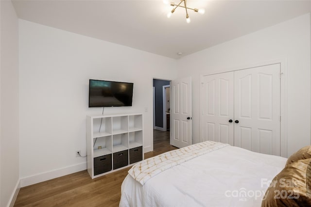 2002 Ledare Ln Unit 70, Indian Trail, NC 28079 - bedroom with wood finished floors and a closet