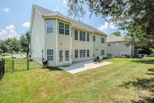 2002 Ledare Ln Unit 70, Indian Trail, NC 28079 - rear view of property with a fenced backyard and a patio area