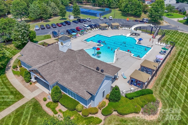 2002 Ledare Ln Unit 70, Indian Trail, NC 28079 - aerial view of a pool