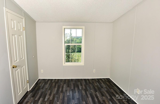 1924 Junction Rd, Mocksville, NC 27028 - empty room featuring a textured ceiling and dark wood-type flooring