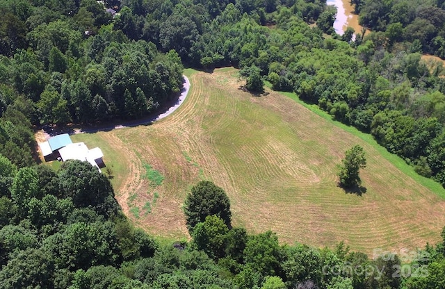 1924 Junction Rd, Mocksville, NC 27028 - aerial view of property and surrounding area with a forest